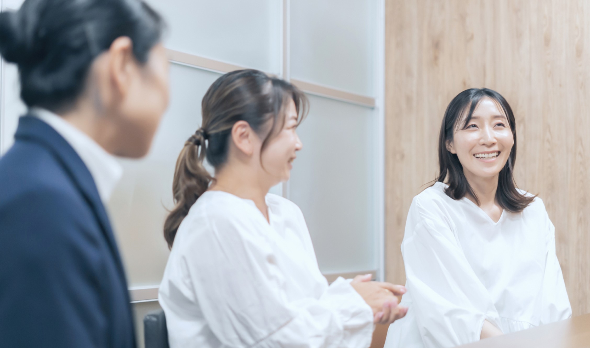 女性社員座談会の写真